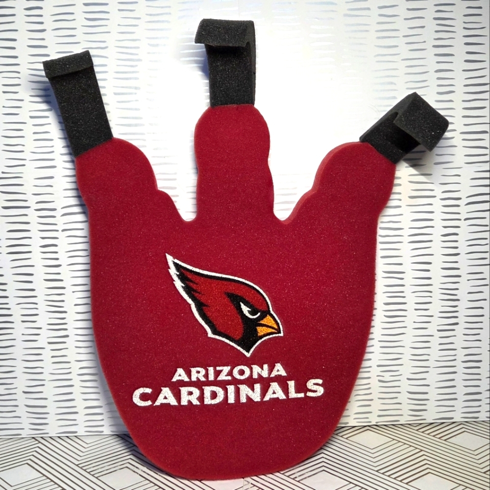 Arizona Cardinals Football Fan Foam Claw 3D Claws Printed Text Cardinals Logo